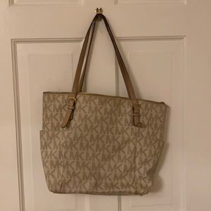 Michael Kors Cream colored tote
